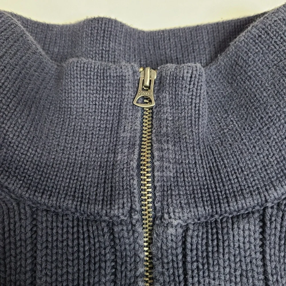 Polo Ralph Lauren Jeans Co Mens Navy Blue 1/4 Zip Sweater‎ Size XXL